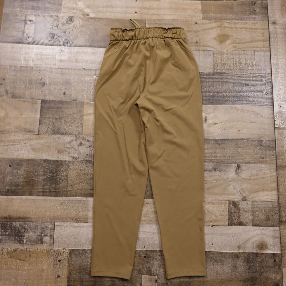 Lululemon Stretch High-Rise Pant Women’s 4 Artifact Tan 7/8 Luxtreme‎ Athleisure